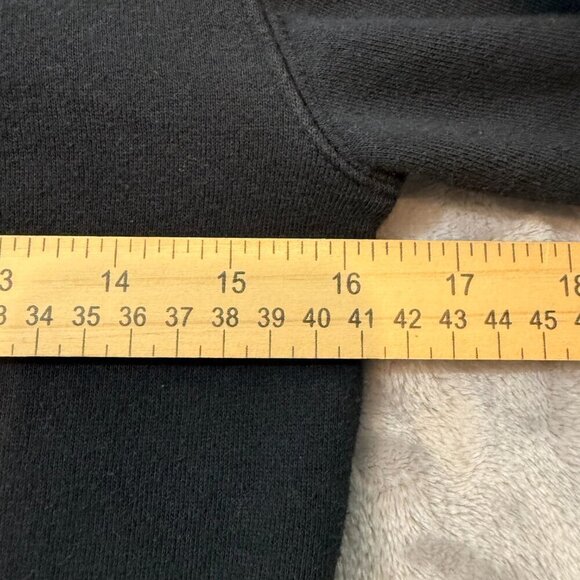 NFL Team Apparel Black Pullover Raiders Football Hoodie Embroidered Logo Sz 5/6 - Picture 5 of 6